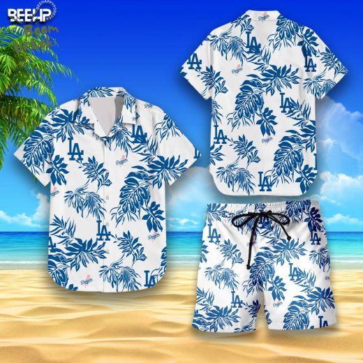 Los Angeles Dodgers Hawaiian Shirt & Shorts Set
