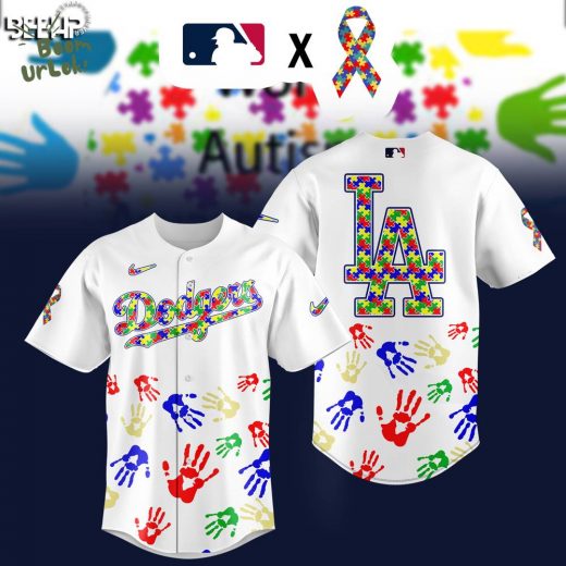 Los Angeles Dodgers MLB Autism Awareness Special Edition 2025 baseball Jersey