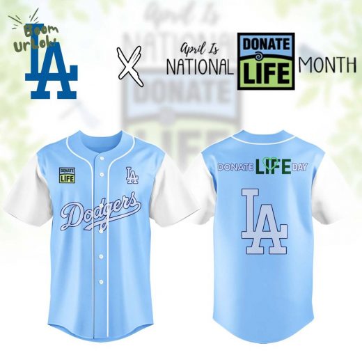 Los Angeles Dodgers MLB x Donate Life Month Baseball Jersey Editions Limited
