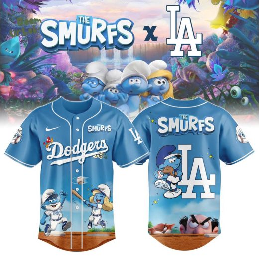 Los Angeles Dodgers MLB x The Smurt Night Special Edition Baseball Jersey 2025