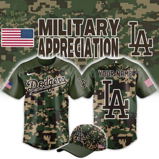 Los Angeles Dodgers Military Appreciation Baseball Jersey Combo
