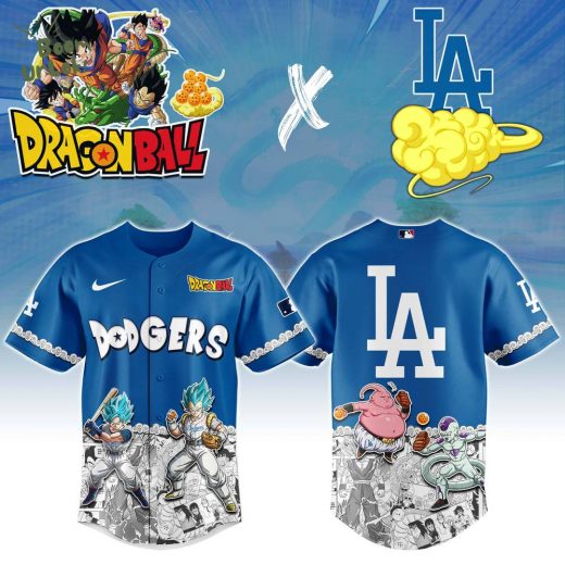 Los Angeles Dodgers x Dragon ball Special Edition Baseball Jersey