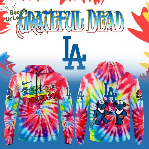 Los Angeles Dodgers x Grateful Dead New Hoodie
