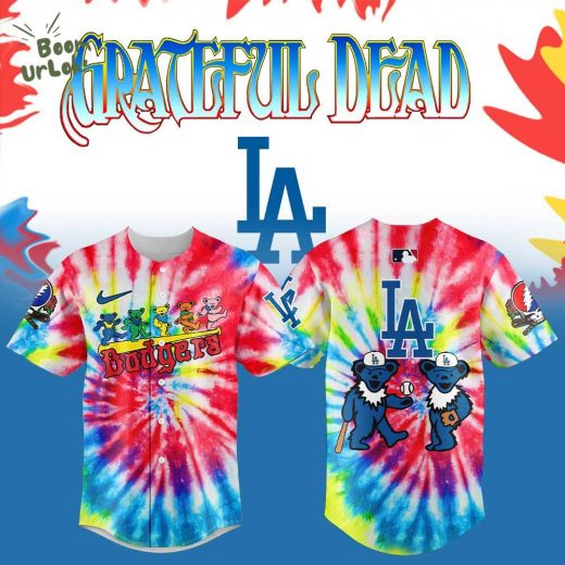 Los Angeles Dodgers x Grateful Dead New baseball Jersey