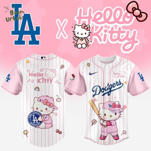 Los Angeles Dodgers x Hello Kitty Night 2025 Baseball Jersey Editions Limited