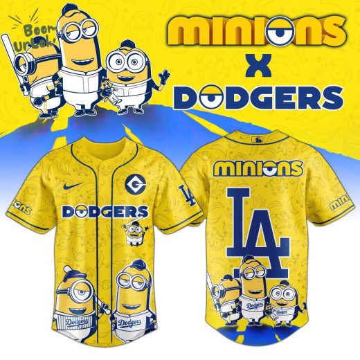 Los Angeles Dodgers x Minions Exclusive Baseball Jersey
