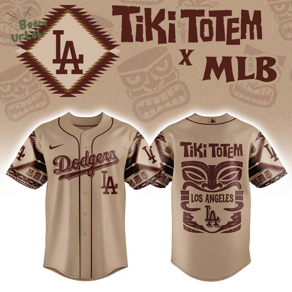 Los Angeles Dodgers x Native American Tiki Totem 2025 Baseball Jersey Los Angeles Dodgers x Native American Tiki Totem 2025 Baseball Jersey