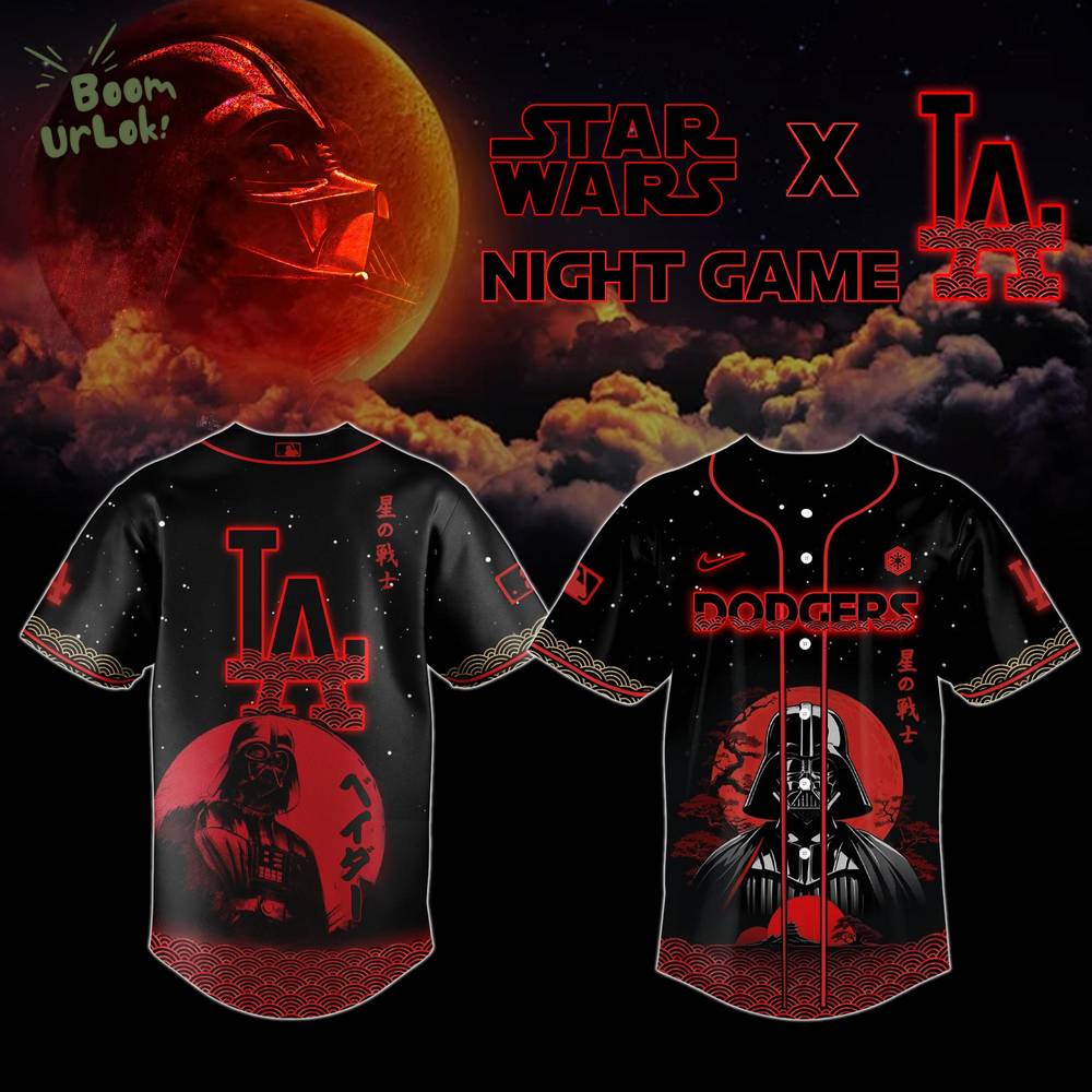 Los Angeles Dodgers x Star Wars Night Game Limited Edition Baseball Jersey Los Angeles Dodgers x Star Wars Night Game Limited Edition Baseball Jersey