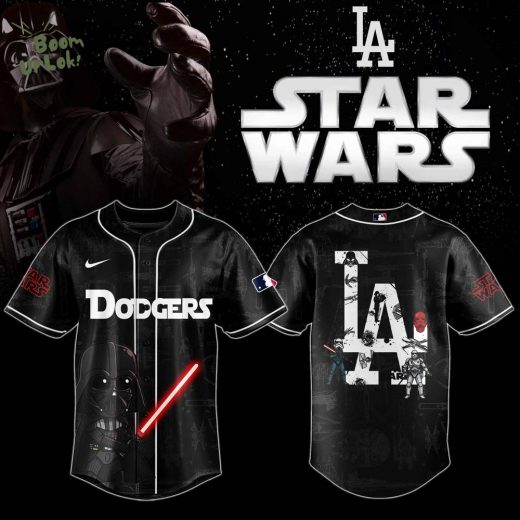 Los Angeles Dodgers x Star Wars Night Special Edition Baseball Jersey 2025