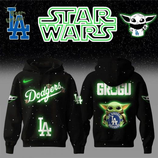 Los Angeles Dodgers x Stars Wars Baby Yoda Game Night Hoodie Editions Limited