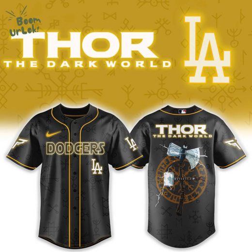 Los Angeles Dodgers x Thor Avengers Combo Baseball Jersey