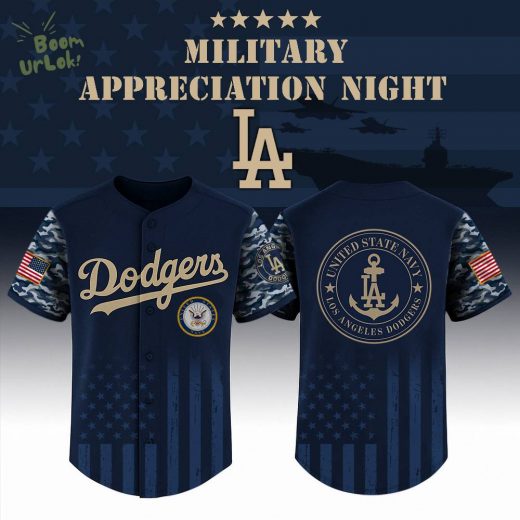 Los Angeles Dodgers x US Navy Appreciation Night Special Edition-3D Baseball Jersey