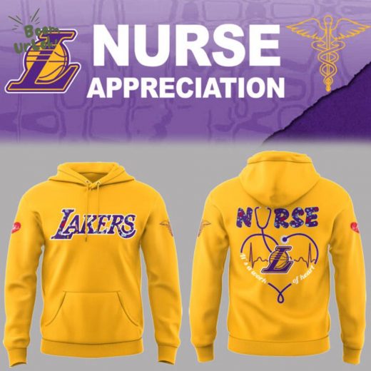 Los Angeles Lakers Nurse Appreciation Hoodie