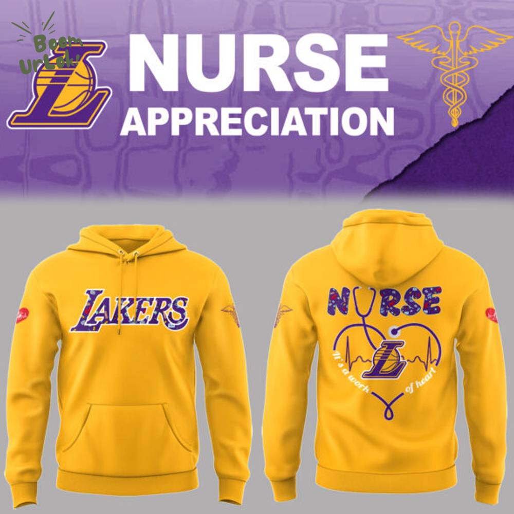 Los Angeles Lakers Nurse Appreciation Hoodie Los Angeles Lakers Nurse Appreciation Hoodie