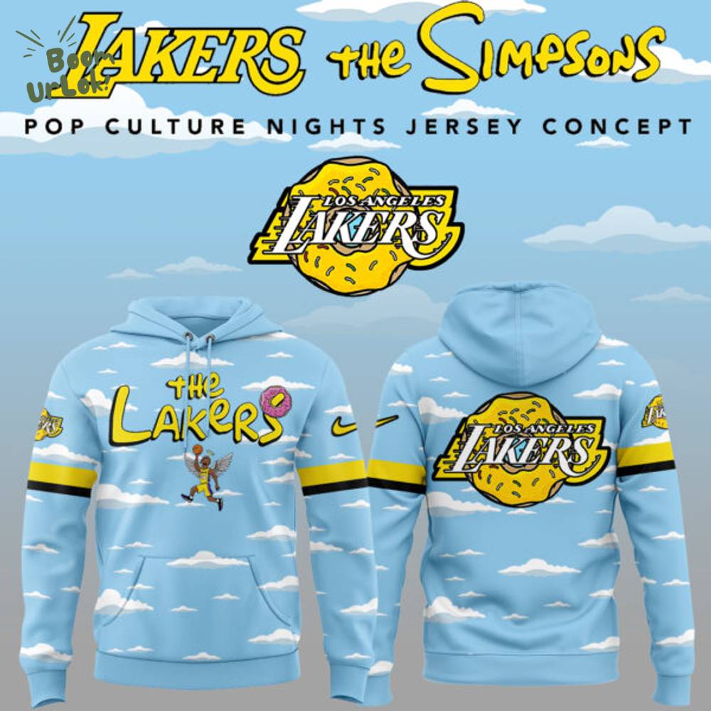 Los Angeles Lakers x The Simpsons Day 2025 Hoodie Los Angeles Lakers x The Simpsons Day 2025 Hoodie