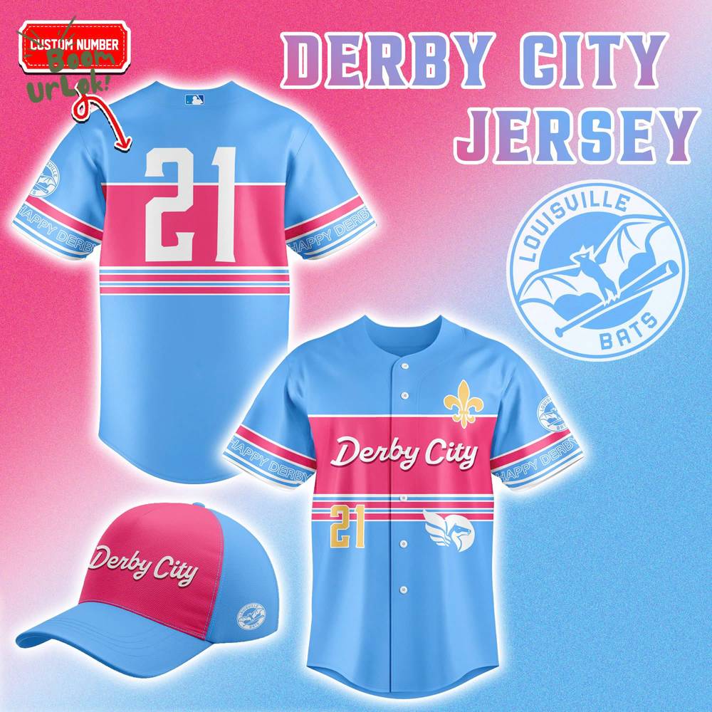 Louisville Bats Derby City 2025 Baseball Jersey Louisville Bats Derby City 2025 Baseball Jersey