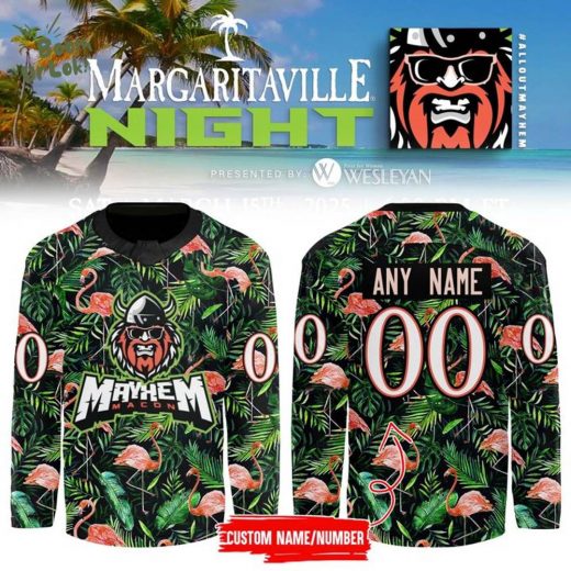Macon Mayhem 2025 Margaritaville Replica Hockey Jersey