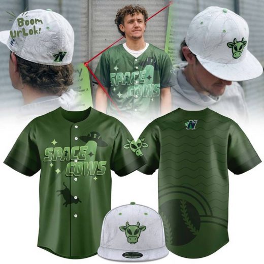 Madison Mallards Space Cows Baseball Jersey