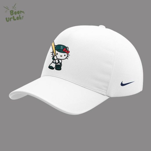 Mariners Baseball 2025 Limited “Mariners x Hello Kitty” White Hoodie