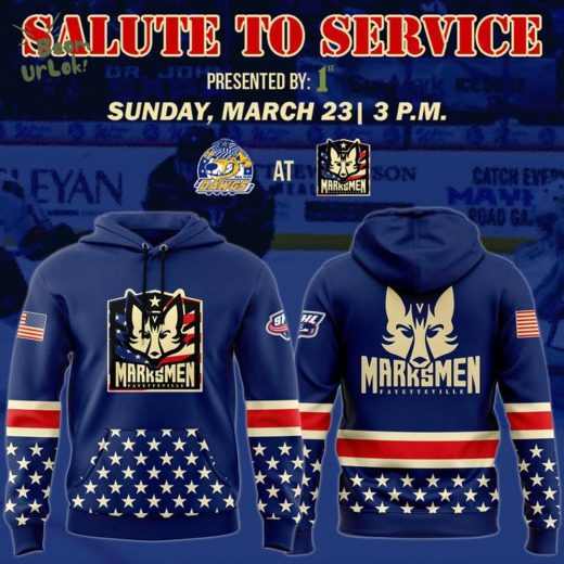 Marksmen x Salute to Service Game Hoodie 2025 Limited Edition