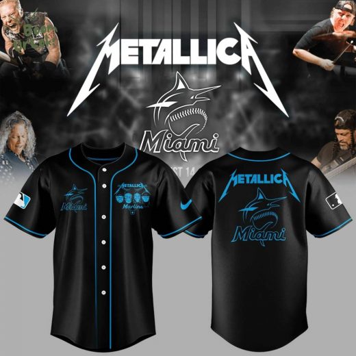 Marlins Baseball Metallica Night Jersey