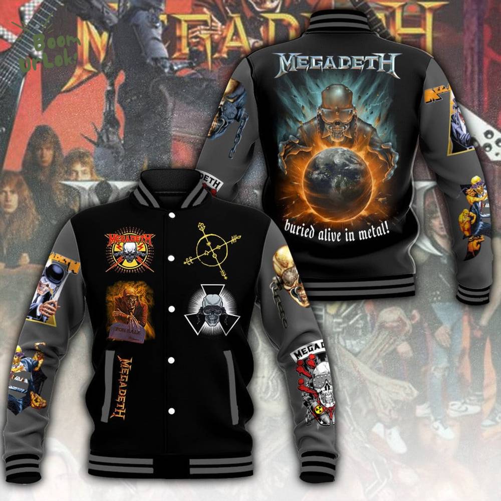 Megadeth Buried Alive In Metal Limited Edition Jacket Megadeth Buried Alive In Metal Limited Edition Jacket