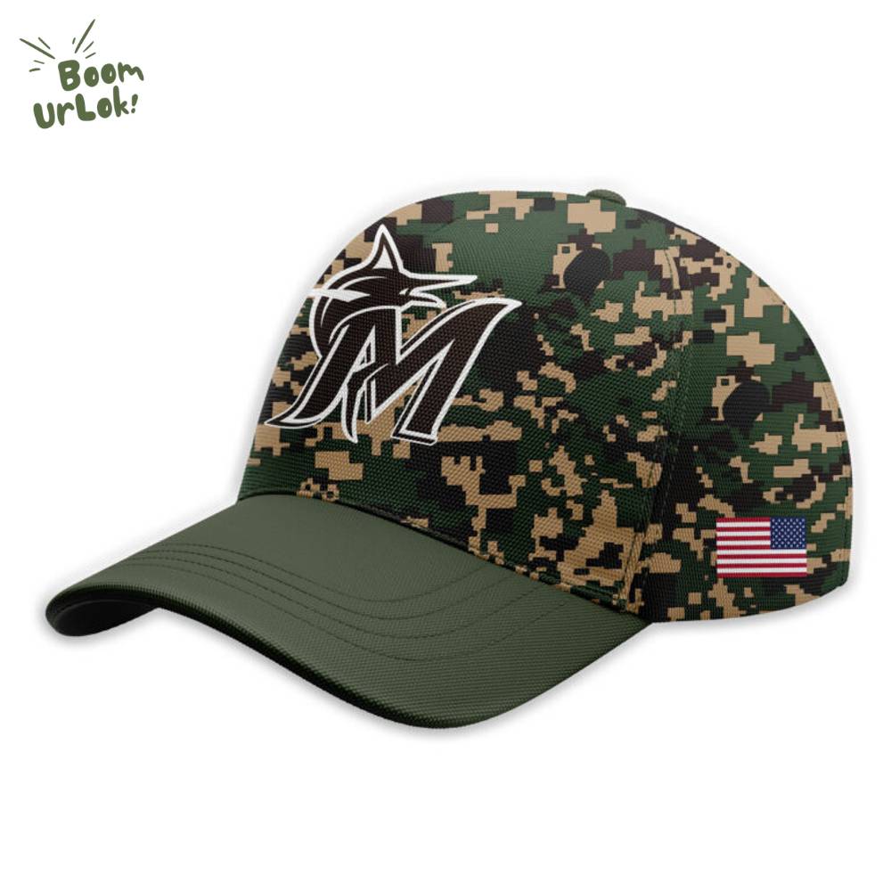 Miami Marlins Military Appreciation Hoodie Miami Marlins Military Appreciation Hoodie