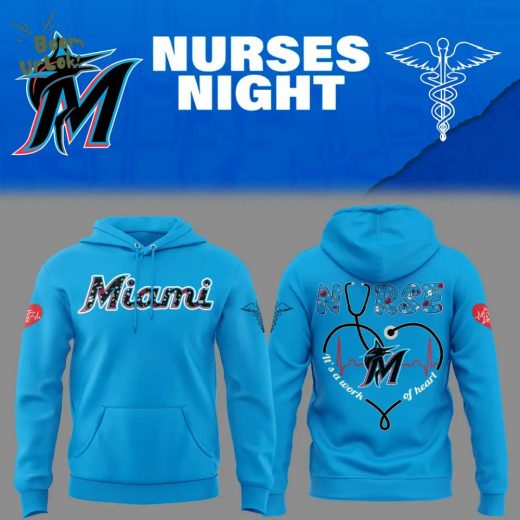 Miami Marlins NURSES NIGHT Hoodie
