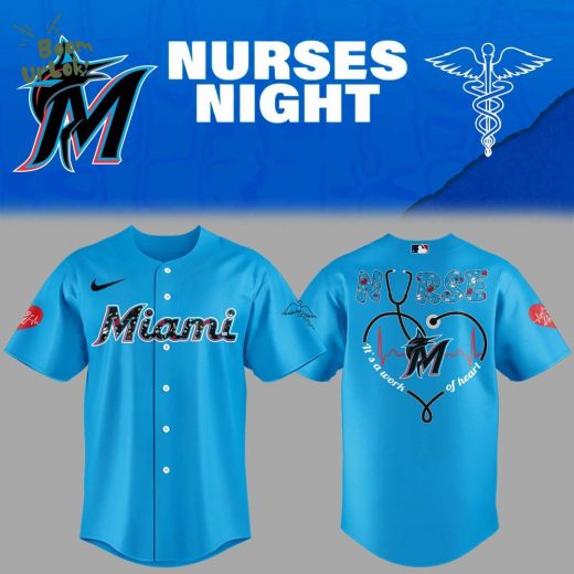 Miami Marlins NURSES NIGHT Jersey