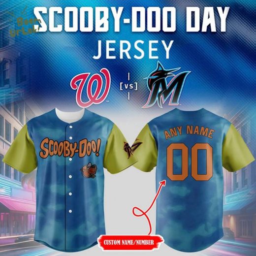 Miami Marlins x 2025 Scooby-Doo Day Jersey