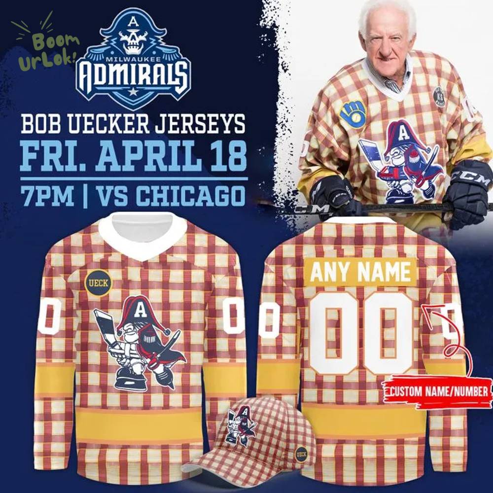 Milwaukee Admirals x Ueck Limited Edition jersey 2025 Custom Milwaukee Admirals x Ueck Limited Edition jersey 2025 Custom