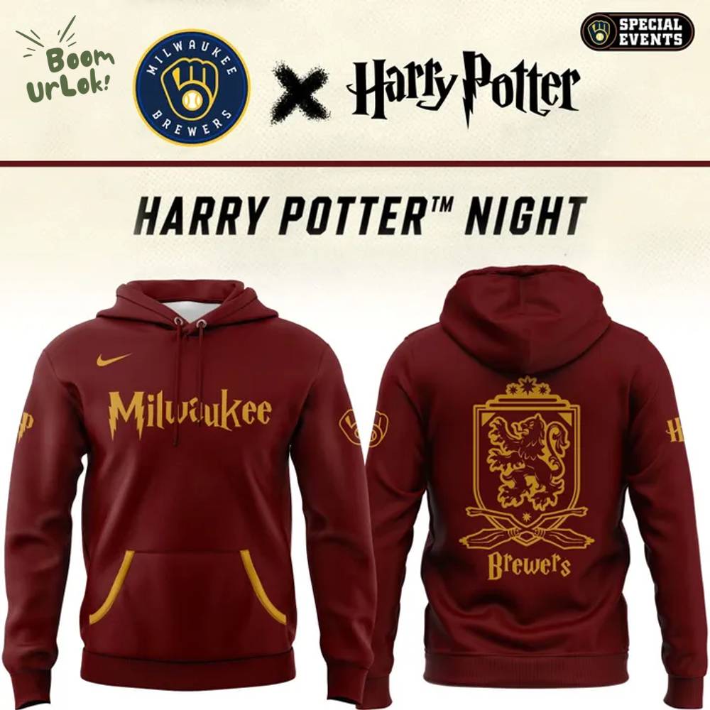 Milwaukee Brewers x Harry Potter Hoodie - Special Edition Milwaukee Brewers x Harry Potter Hoodie - Special Edition
