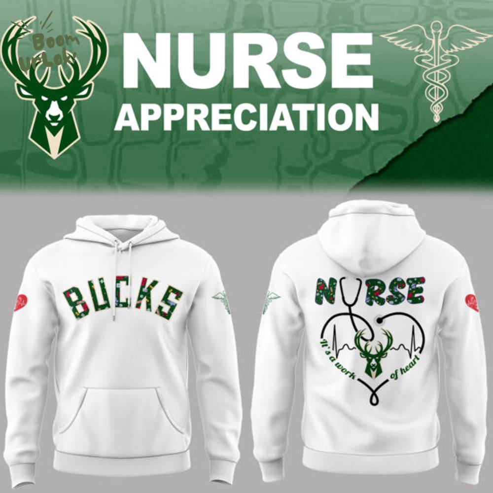 Milwaukee Bucks x Nurse Appreciation Hoodie Milwaukee Bucks x Nurse Appreciation Hoodie