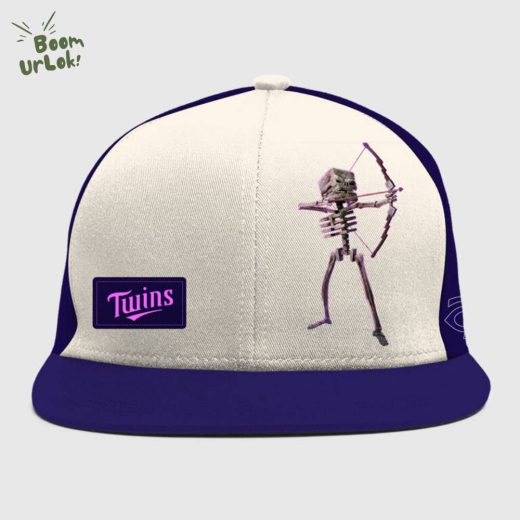Minnesota Twins MLB x SKELETON A MINECRAFT MOVIE Night Jersey Editions Limited