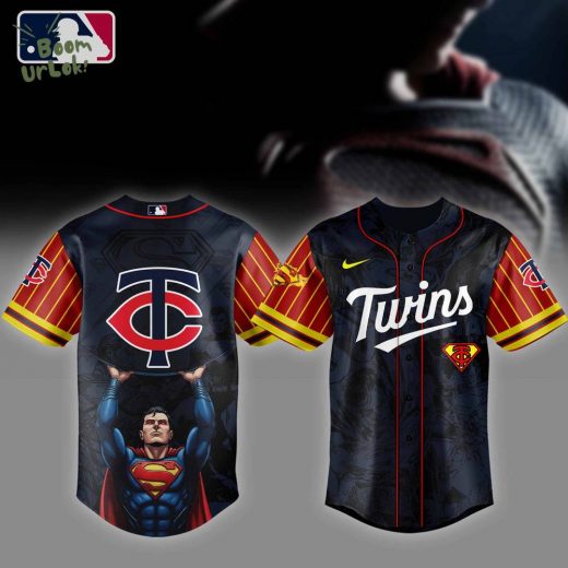 Minnesota Twins MLB x Superman Baseball Jersey Editions Limited 2025