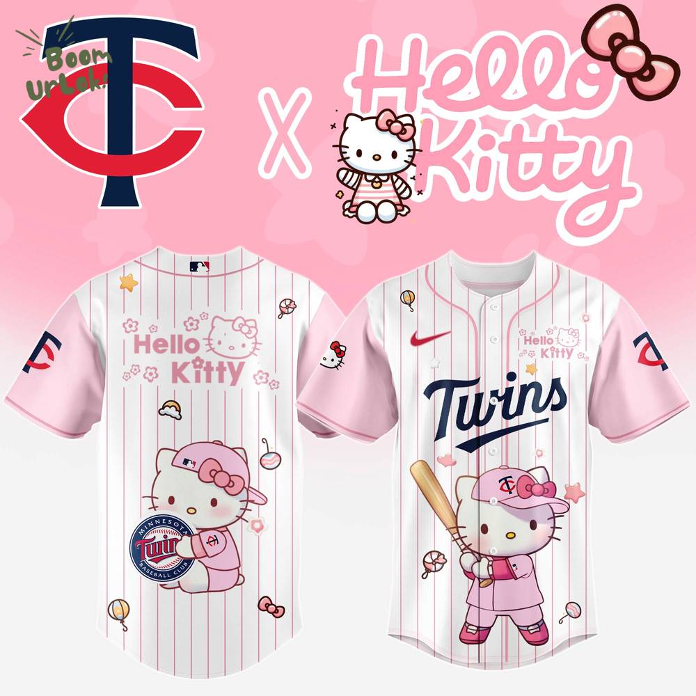Minnesota Twins x Hello Kitty Night 2025 Baseball Jersey Editions Limited Minnesota Twins x Hello Kitty Night 2025 Baseball Jersey Editions Limited