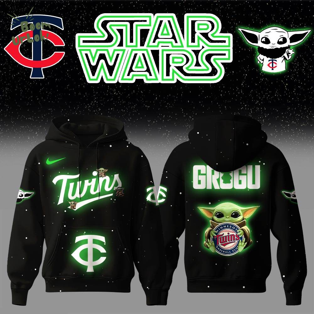 Minnesota Twins x Stars Wars Baby Yoda Game Night Hoodie Editions Limited Minnesota Twins x Stars Wars Baby Yoda Game Night Hoodie Editions Limited