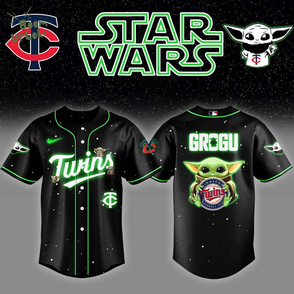 Minnesota Twins x Stars Wars Grogu Night Baseball Jersey Editions Limited Minnesota Twins x Stars Wars Grogu Night Baseball Jersey Editions Limited