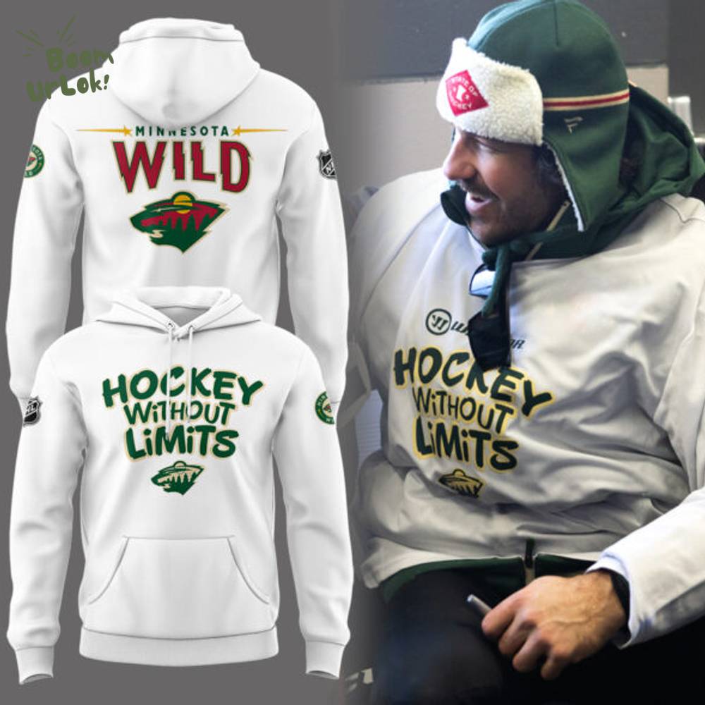 Minnesota Wild ” Hockey Without Limits ” Hoodie Minnesota Wild ” Hockey Without Limits ” Hoodie