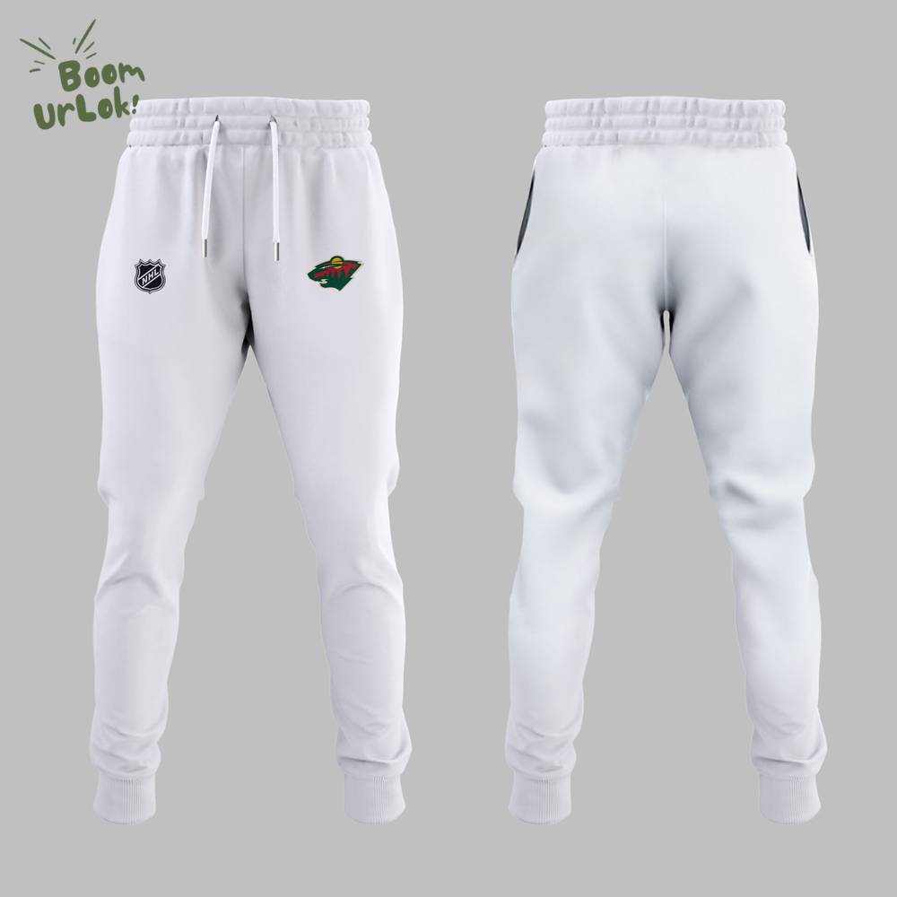 Minnesota Wild Nurses Night 2025 White Hoodie Minnesota Wild Nurses Night 2025 White Hoodie
