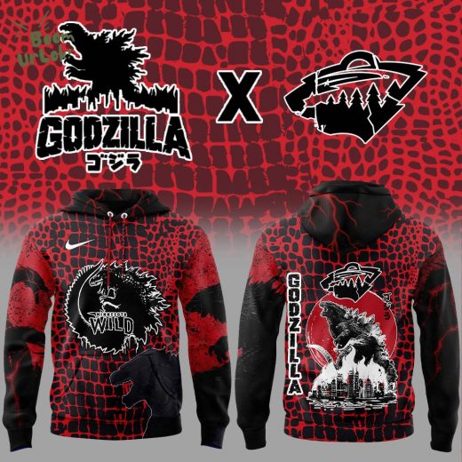 Minnesota Wild x Godzilla Trending Hoodie 2025