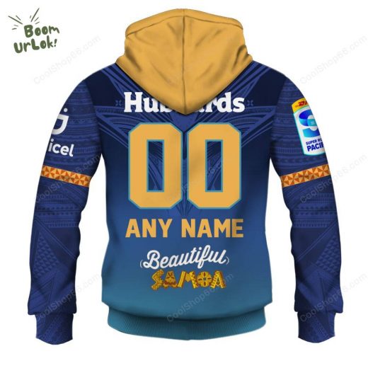 Moana Pasifika Super Rugby Jersey Style Hoodie