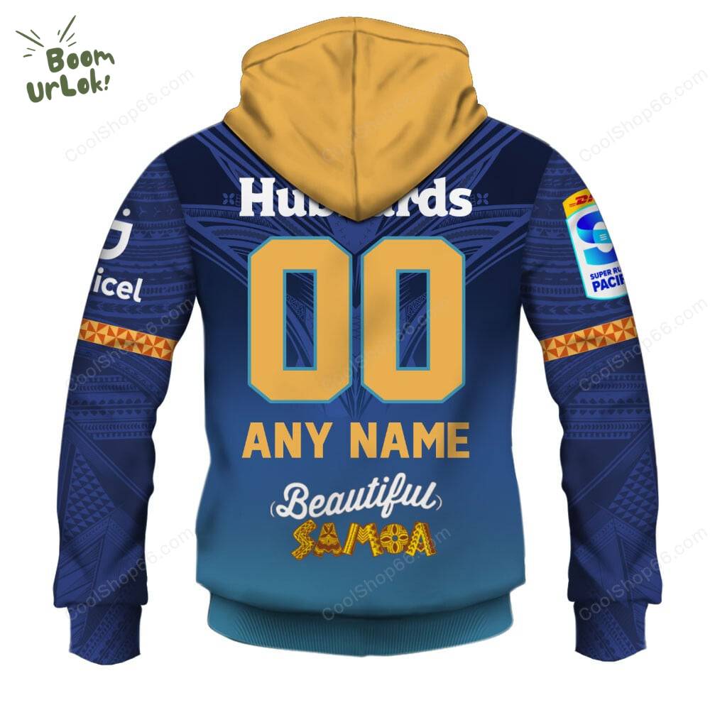 Moana Pasifika Super Rugby Jersey Style Hoodie Moana Pasifika Super Rugby Jersey Style Hoodie