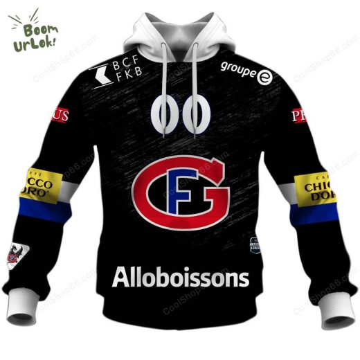 NL Hockey Fribourg Gotteron Home Jersey Style Hoodie