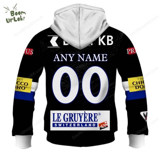 NL Hockey Fribourg Gotteron Home Jersey Style Hoodie