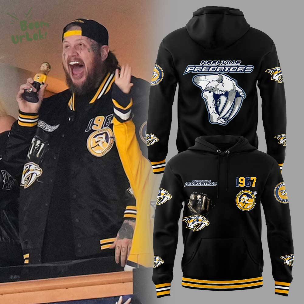 Nashville Predators x Jelly Roll 2025 Hoodie Nashville Predators x Jelly Roll 2025 Hoodie