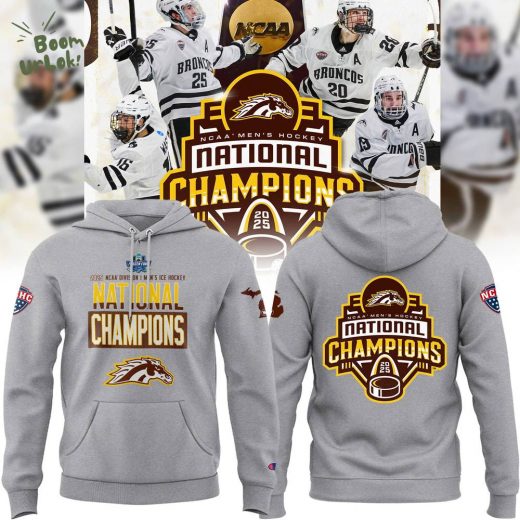 National Mens Hockey Champions Grey Hoodie