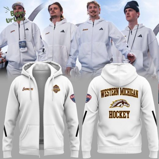 National Mens Hockey Champions White Zip Hoodie