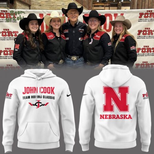 Nebraska Basketball Limited John Cook Roping Classic Hoodie