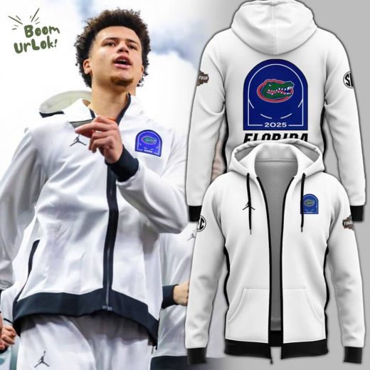 New Black And White Zip Hoodie Florida 2025